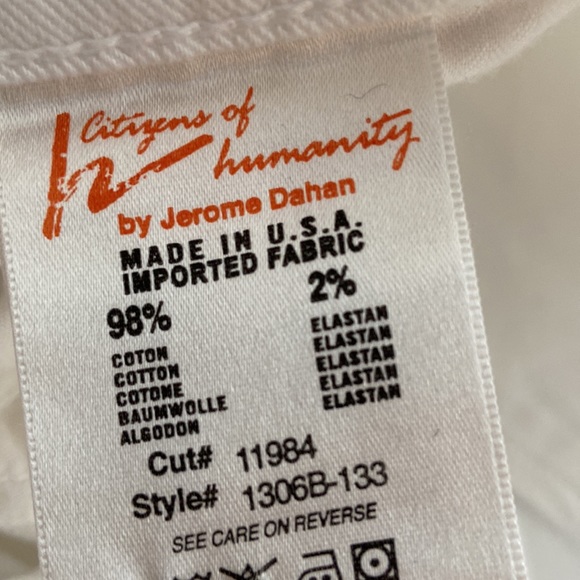 Citizen of Humanity Elson Medium Rise Straight Leg - Picture 5 of 7